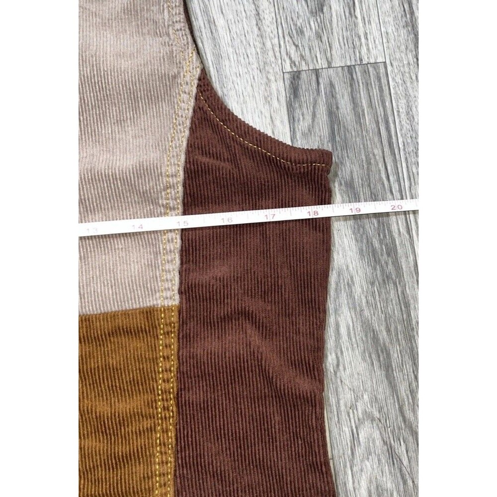 Wrangler x Lainey Wilson Patchwork Corduroy Vest Women’s Size M Brown Western - Picture 6 of 10